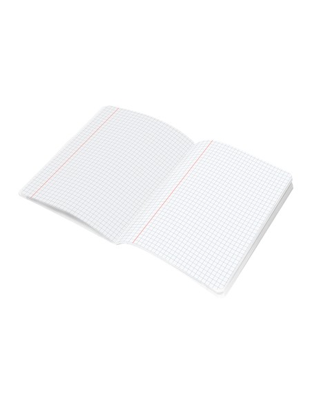 Libreta liderpapel scriptus a5 48 hojas 90g m2 cuadro 6mm con margen