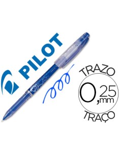 Boligrafo pilot frixion point punta de aguja color azul