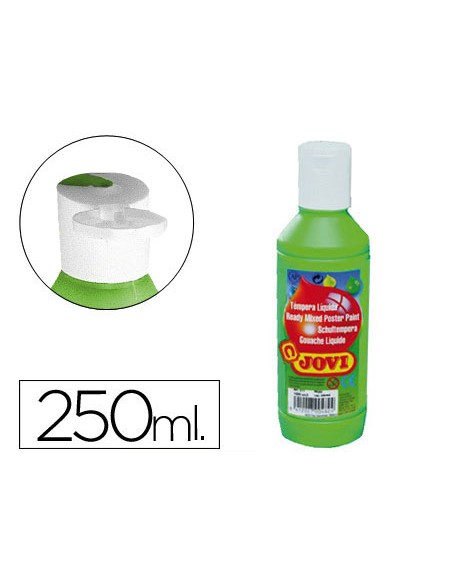 Tempera liquida jovi escolar 250 ml verde medio