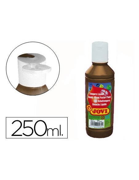 Tempera liquida jovi escolar 250 ml marron Tempera liquida jovi escolar 250 ml marron