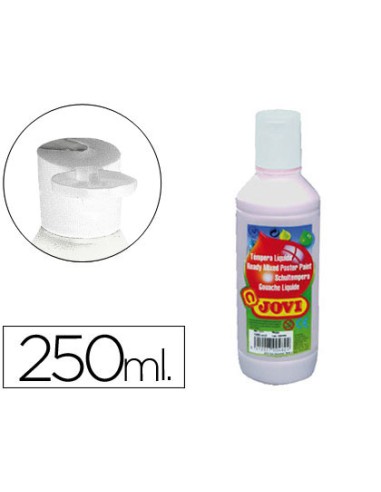 Tempera liquida jovi escolar 250 ml blanco