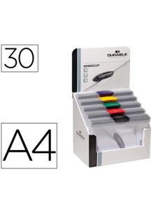 Carpeta swingclip dossier pinza lateral y giratoria din a4 capacidad 30 hojas colores surtidos