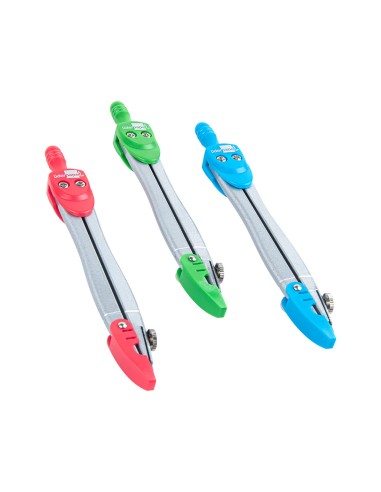 Compas liderpapel con protector de punta colores surtidos