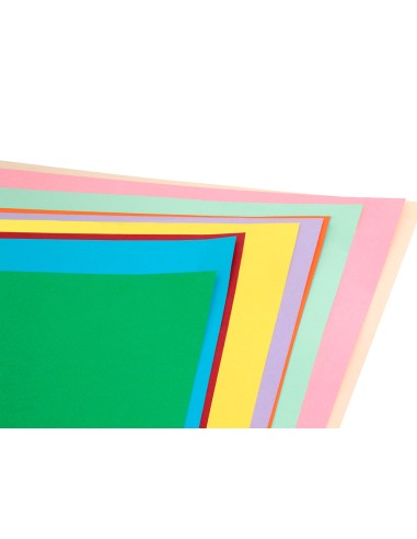 Bloc trabajos manuales liderpapel cartulina 297x420 mm 10 hojas colores surtidos