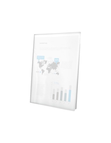 Carpeta liderpapel escaparate 47054 40 fundas polipropileno din a4 transparente translucido