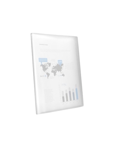 Carpeta liderpapel escaparate 47044 20 fundas polipropileno din a4 transparente translucido