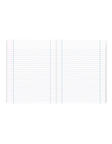 Libreta liderpapel smart a5 80 hojas 60g m2 horizontal con doble margen colores surtidos tapa blanda