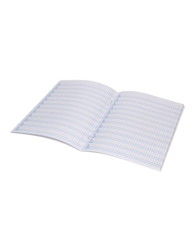 Libreta liderpapel pautaguia tapa cartoncillo 32 hojas din a5 70 g cuadriculado pautado 5 mm