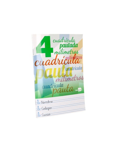 Libreta liderpapel pautaguia tapa cartoncillo 32 hojas din a5 70 g cuadriculado pautado 4 mm