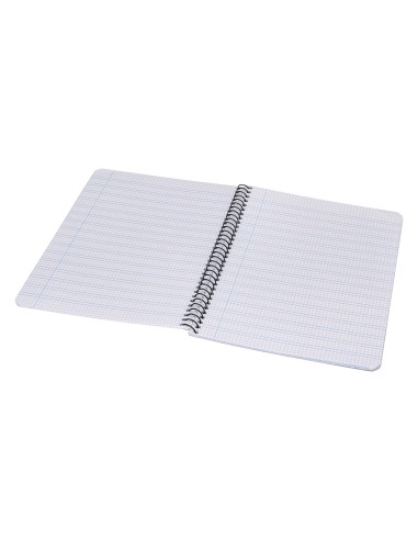 Cuaderno espiral liderpapel cuarto pautaguia tapa blanda 40h 75 gr cuadro pautado 3 mm con margen colores surtidos