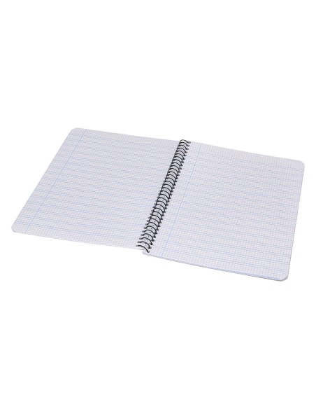 Cuaderno espiral liderpapel cuarto pautaguia tapa blanda 40h 75 gr cuadro pautado 3 mm con margen colores surtidos