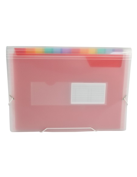 Carpeta liderpapel clasificador fuelle polipropileno din a5 spectrafile