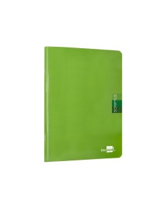 Libreta liderpapel scriptus a5 48 hojas 90g m2 cuadro 4mm con margen color verde