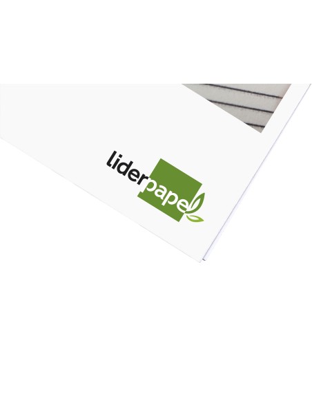 Bloc musica liderpapel combi pentagrama 3mm mas cuadricula de 4mm para anotaciones cuarto20 hojas 100g m2