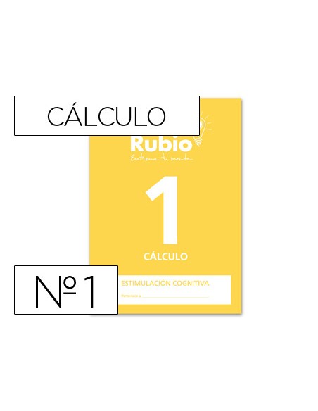 Cuaderno rubio entrena tu mente estimulacion cognitiva calculo 1