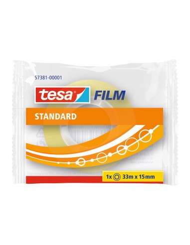 Cinta adhesiva tesa standard 33 mt x 15 mm