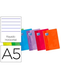 Libreta escolar oxford 48 h din a5 1 raya horizontal