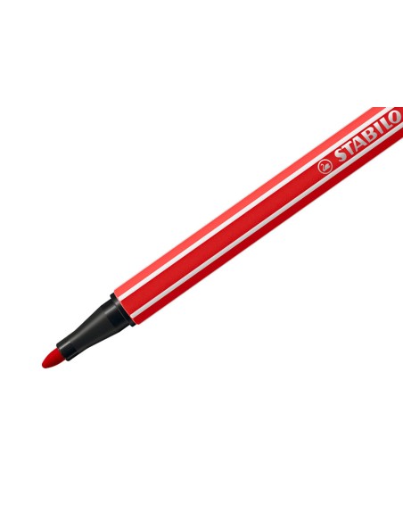 Rotulador stabilo acuarelable pen 68 rojo carmin punta gruesa 1mm