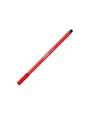 Rotulador stabilo acuarelable pen 68 rojo carmin punta gruesa 1mm