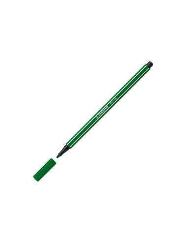 Rotulador stabilo acuarelable pen 68 verde esmeralda punta gruesa 1mm