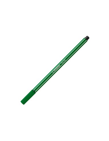 Rotulador stabilo acuarelable pen 68 verde esmeralda punta gruesa 1mm