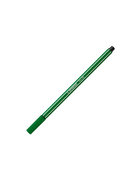 Rotulador stabilo acuarelable pen 68 verde esmeralda punta gruesa 1mm