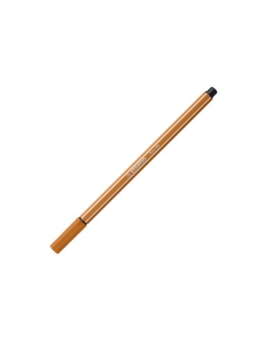 Rotulador stabilo acuarelable pen 68 ocre oscuro punta gruesa 1mm