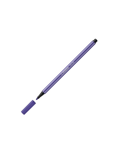 Rotulador stabilo acuarelable pen 68 violeta punta gruesa 1mm
