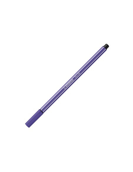Rotulador stabilo acuarelable pen 68 violeta punta gruesa 1mm