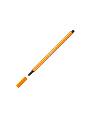 Rotulador stabilo acuarelable pen 68 naranja punta gruesa 1mm