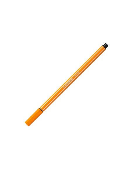 Rotulador stabilo acuarelable pen 68 naranja punta gruesa 1mm