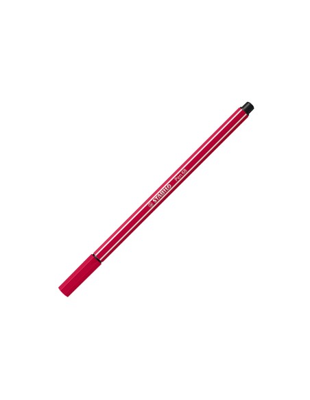 Rotulador stabilo acuarelable pen 68 rojo oscuro punta gruesa 1mm