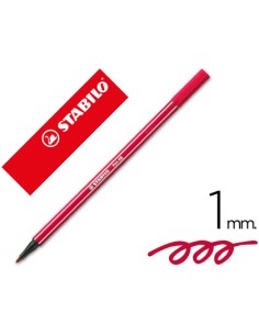 Rotulador stabilo acuarelable pen 68 rojo oscuro punta gruesa 1mm