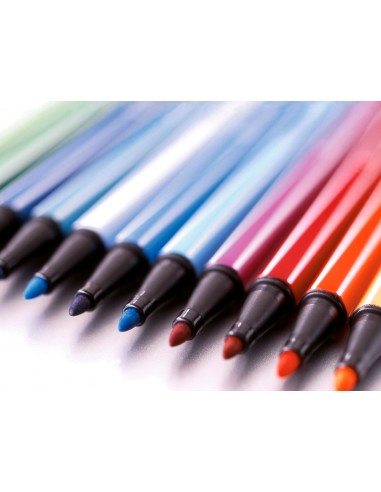 Rotulador stabilo acuarelable pen 68 marron punta gruesa 1mm