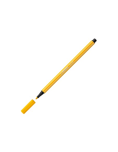 Rotulador stabilo acuarelable pen 68 amarillo limon punta gruesa 1mm