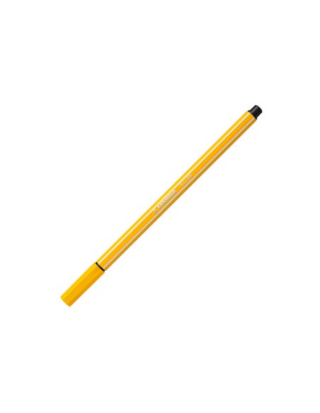 Rotulador stabilo acuarelable pen 68 amarillo limon punta gruesa 1mm