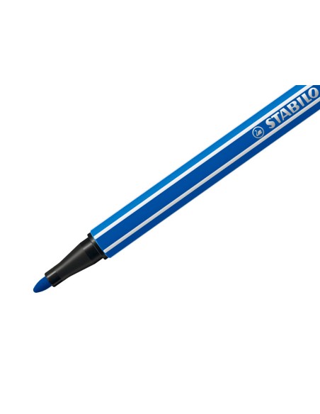 Rotulador stabilo acuarelable pen 68 azul oscuro punta gruesa 1mm