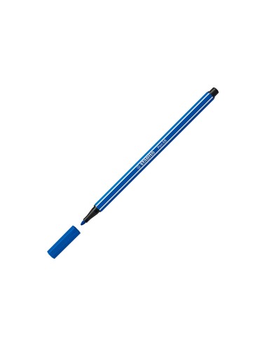 Rotulador stabilo acuarelable pen 68 azul oscuro punta gruesa 1mm