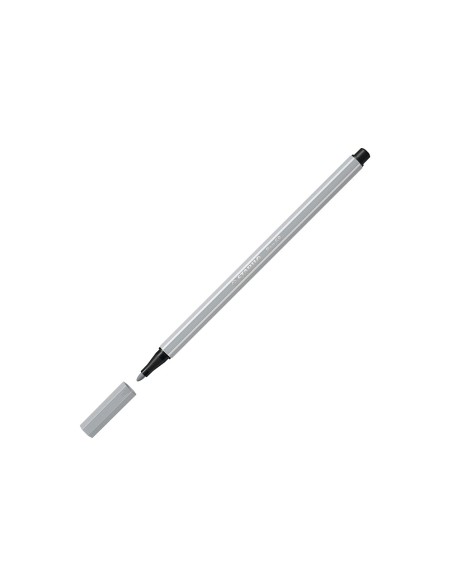 Rotulador stabilo acuarelable pen 68 gris azulado palido punta gruesa 1mm