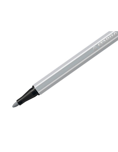 Rotulador stabilo acuarelable pen 68 gris azulado palido punta gruesa 1mm