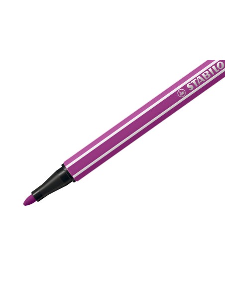 Rotulador stabilo acuarelable pen 68 lila punta gruesa 1mm