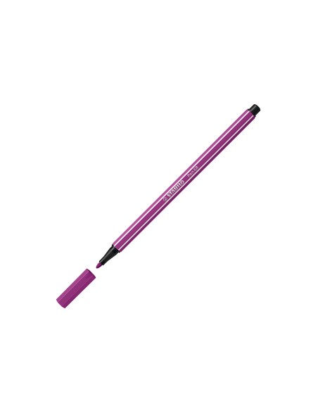 Rotulador stabilo acuarelable pen 68 lila punta gruesa 1mm
