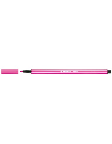Rotulador stabilo acuarelable pen 68 rosa punta gruesa 1mm