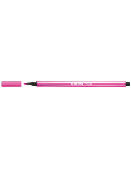 Rotulador stabilo acuarelable pen 68 rosa punta gruesa 1mm