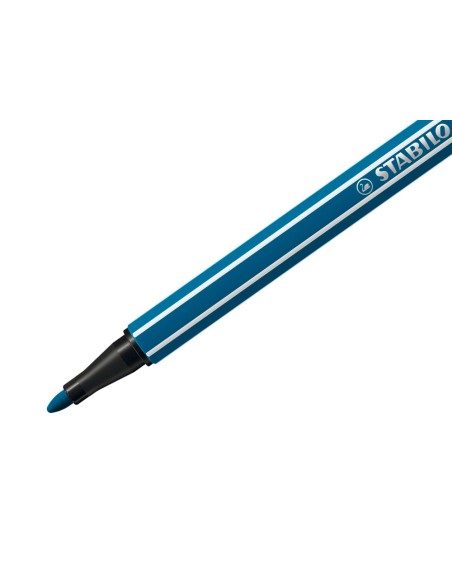 Rotulador stabilo acuarelable pen 68 turquesa punta gruesa 1mm