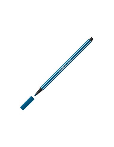 Rotulador stabilo acuarelable pen 68 turquesa punta gruesa 1mm