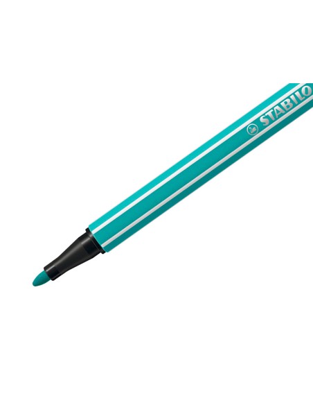 Rotulador stabilo acuarelable pen 68 verde hielo punta gruesa 1mm