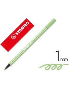 Rotulador stabilo acuarelable pen 68 verde hielo punta gruesa 1mm