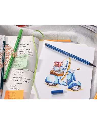 Rotulador stabilo acuarelable pen 68 counter expositor 240 unidades colores surtidos