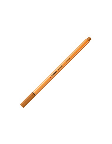 Rotulador stabilo punta de fib ra point 88 ocre oscuro punta fina 04mm